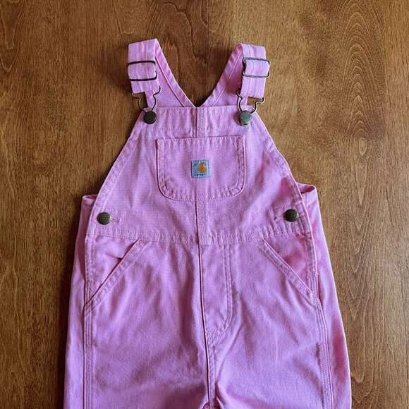 Carhartt pink overalls 18m NWOT - Picture 2 of 8